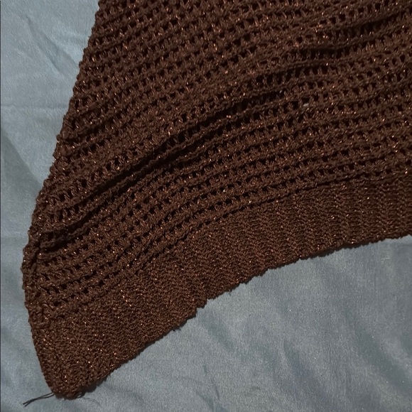 BCBGMaxAzria Brown Poncho/Shrug - Picture 6 of 14